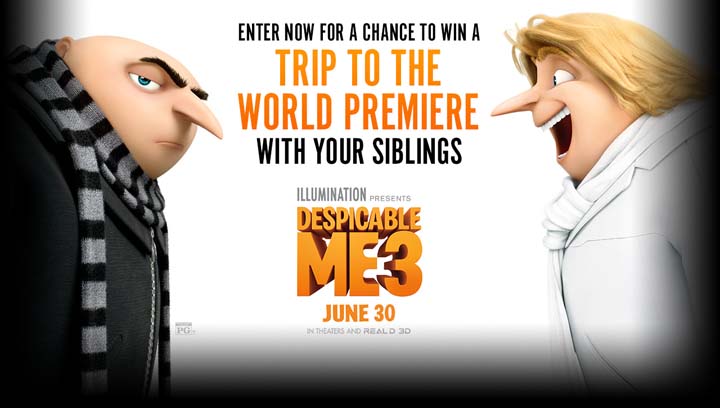 Fandango’s Despicable Me 3 Sweepstakes