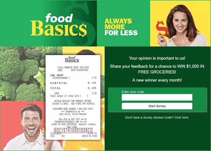 food basics survey