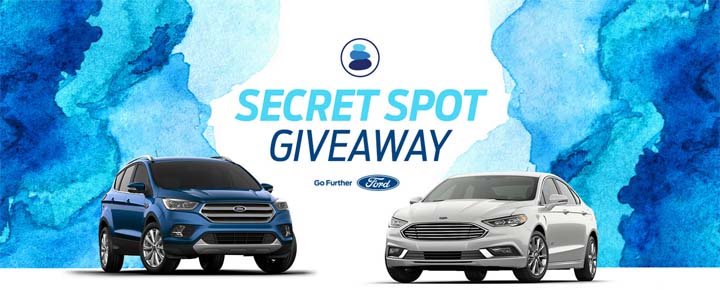 Ford Secret Spot Giveaway
