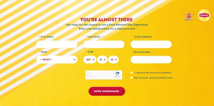 lipton sweepstakes