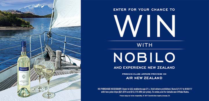 Nobilo New Zealand Sweepstakes