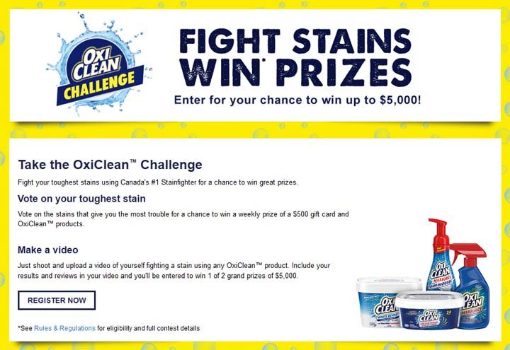 oxiclean challenge