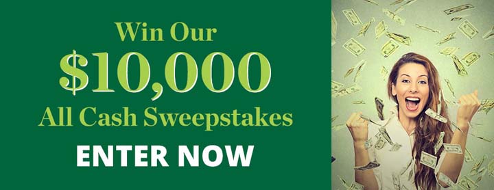 Reader’s Digest $10,000 All Cash Sweepstakes