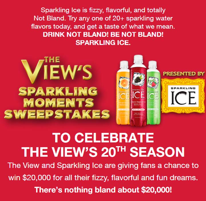 View’s Sparkling Moments Sweepstakes