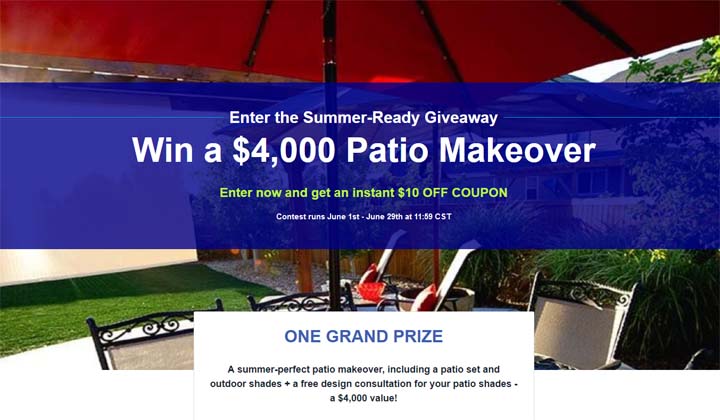 Blinds Summer Makeover Giveaway