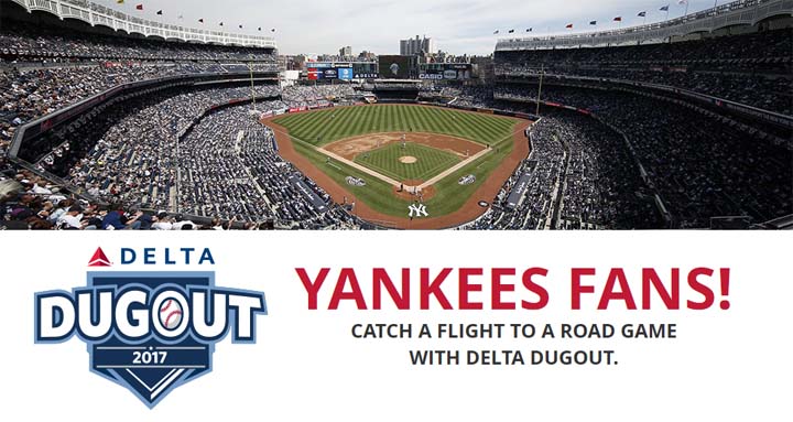 Delta Dugout New York Yankees Sweepstakes