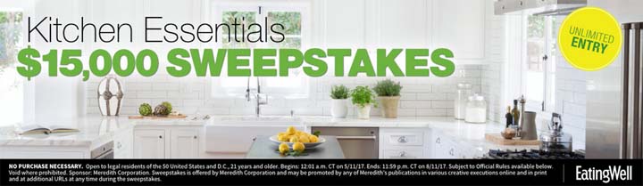 EatingWell $15,000 Sweepstakes