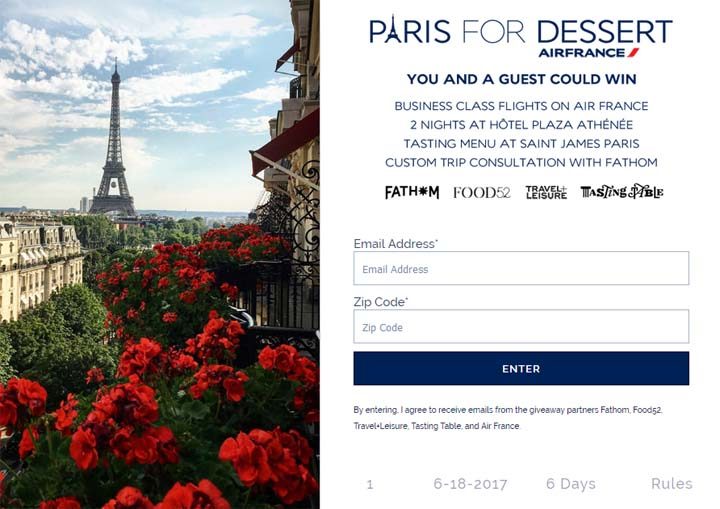 paris for dessert