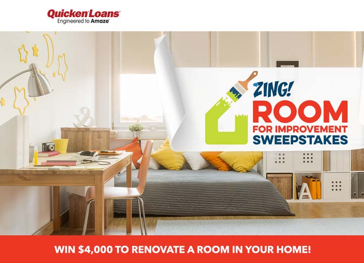 Zing Room for Improvement Sweepstakes