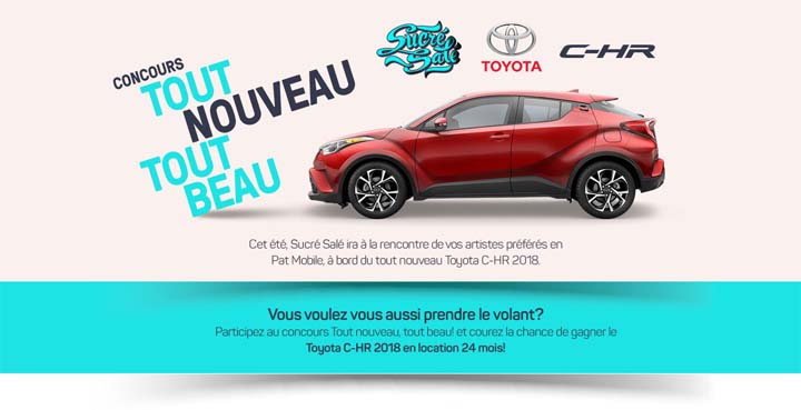 Concours Tout nouveau tout beau