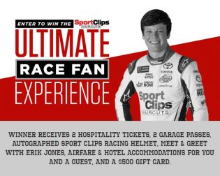 ultimate race fan experience sweepstakes