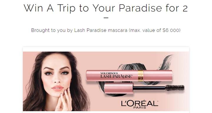 loreal-paris-paradise-contest