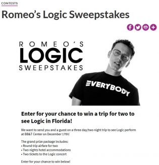 romeo-sweepstakes