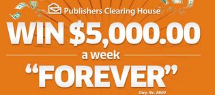 PCH $5,000.00 A-Week "Forever" Giveaway No. 8800