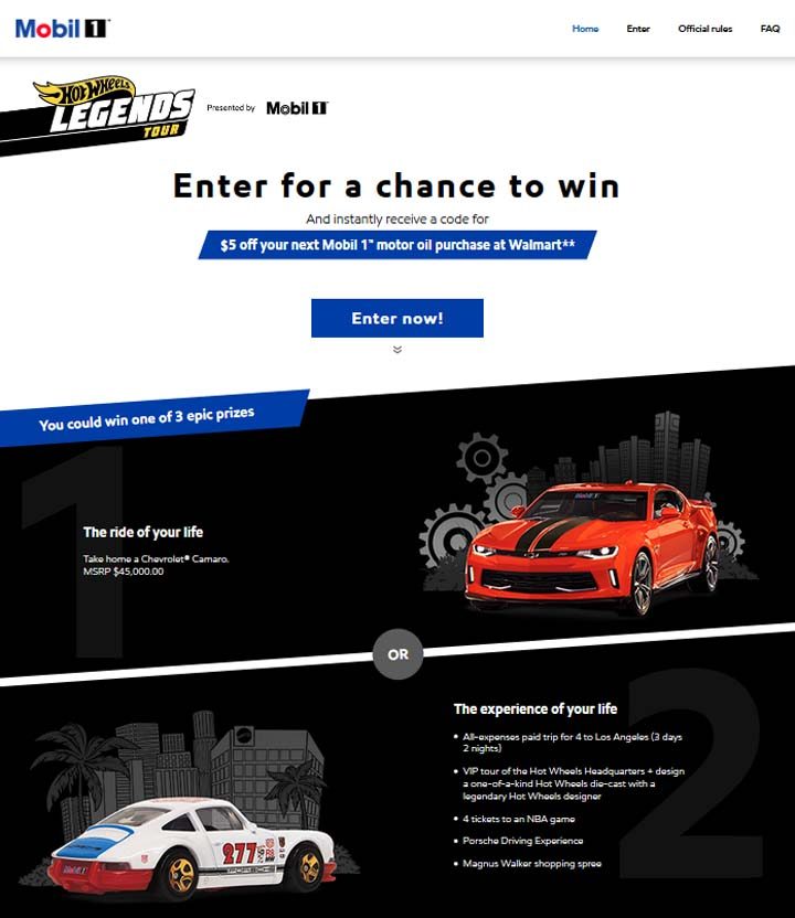 mobil-1-hotwheels-legends-tour-sweepstakes