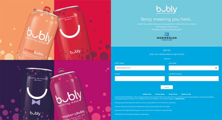 bubly-sweepstakes-game