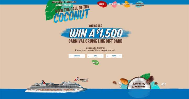 almond-joy-cruise-sweepstakes