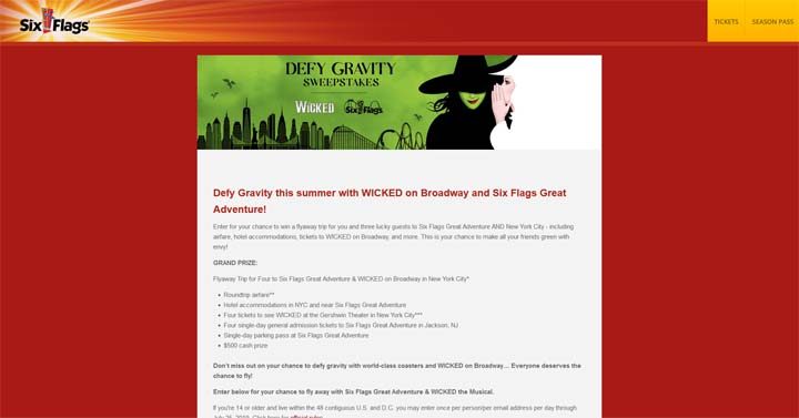 six-flags-defy-gravity-sweepstakes
