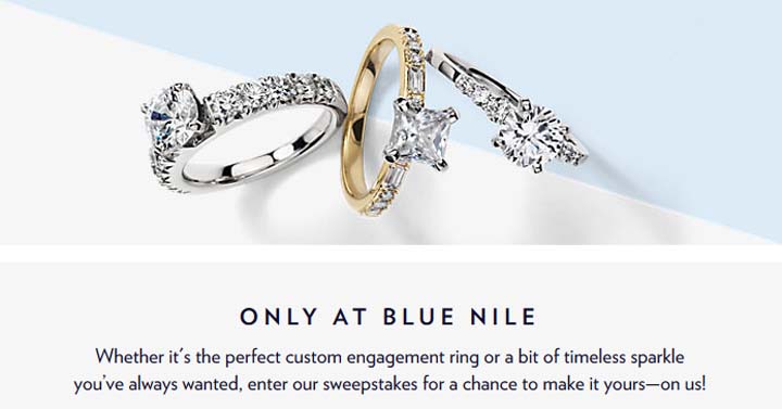 Blue Nile Summer $10,000 Shopping Spree Sweepstakes