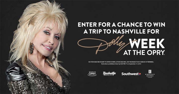 Dolly Week Sweepstakes
