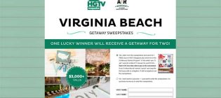 HGTV Magazine AR Workshop Virginia Beach Getaway Sweepstakes
