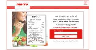 Metro Ontario Survey Contest