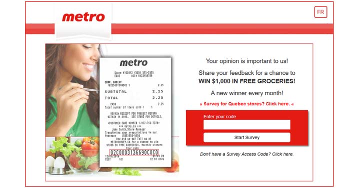 Metro Ontario Survey Contest