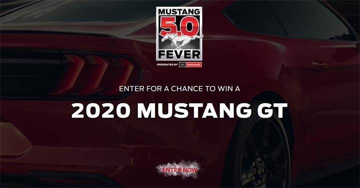 Motorcraft Mustang 5.0 Fever Sweepstakes