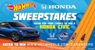 Hot Wheels Kroger Honda Civic Sweepstakes