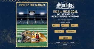 Modelo Football Sweepstakes & Instant Win Game