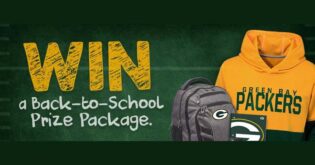 Green Bay Packers Back to School Sweepstakes