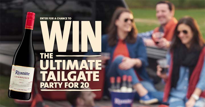 Riunite Ultimate Tailgate Party Sweepstakes