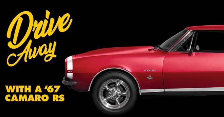 Advance Auto Parts Drive Away with a '67 Camaro Sweepstakes
