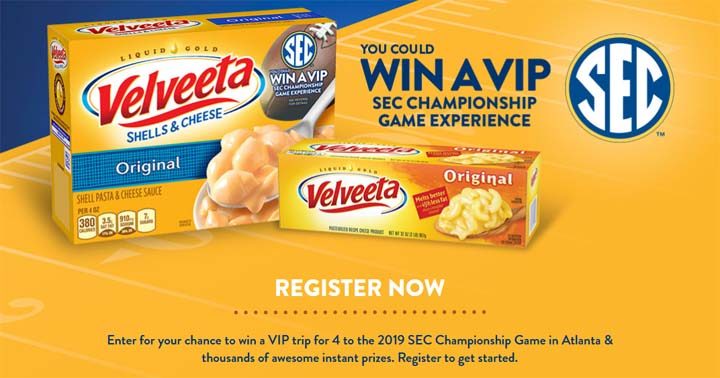 Score with Velveeta Sweepstakes