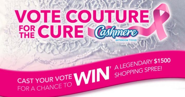 Cashmere Vote Couture for the Cure Contest