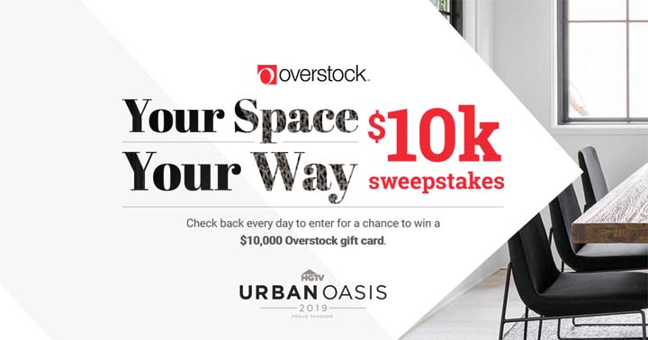 HGTV Your space your way with $10K Sweepstakes