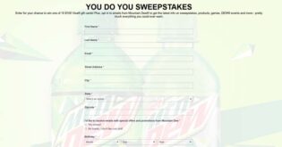 Mountain Dew You DO You Sweepstakes