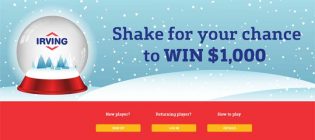 Irving Oil (IrvingFun.com) $1,000 a Day Giveaway Contest