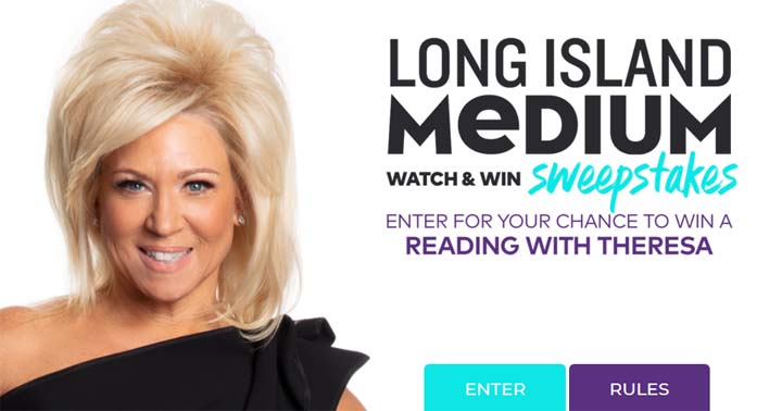 Long Island Medium Watch & Win Sweepstakes