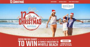 12 Days of Christmas Visit Myrtle Beach Sweepstakes