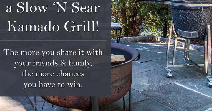 Slow 'N Sear Kamado Grill Giveaway