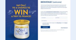 Yoplait Say Oui To The French Way Sweepstakes (OUI Sweepstakes) & Instant Win