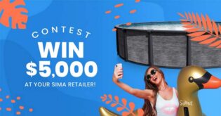 Sima Pools & Spas Win $5,000 at your Sima dealer Contest
