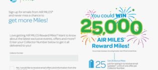 AIR MILES Sobeys Email Opt-In Contest