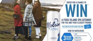 Molson Ultra Fogo Island Getaway Contest