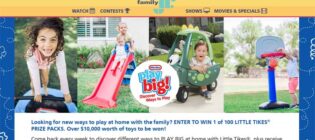 Family Jr Little Tikes Play Big Discover Ways to Play Contest