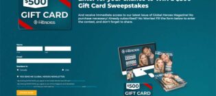 Global Heroes Visa Gift Card Sweepstakes