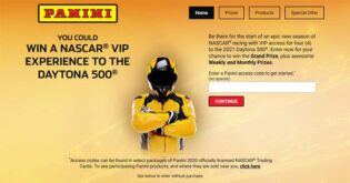 Panini’s NASCAR VIP Experience to DAYTONA 500 Sweepstakes