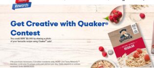 Tasty Rewards Get Creative with Quaker Contest