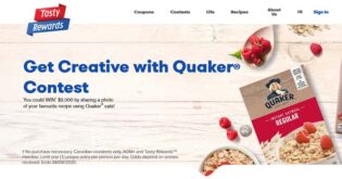 Tasty Rewards Get Creative with Quaker Contest